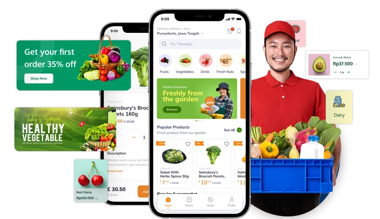 grocery delivery app development