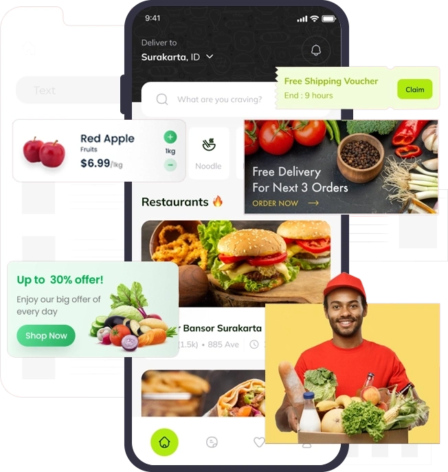 grocery delivery app development