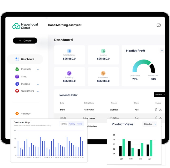 Multi Vendor Mobile App Admin Features