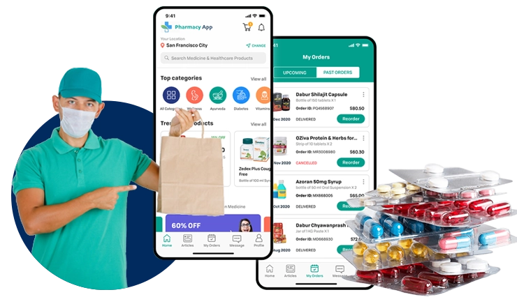 On-Demand Medicine Delivery App Development